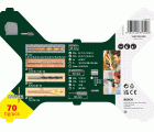 Set X-Line con recubrimiento de TiN de 70 unidades