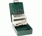 Set con 19 brocas HSS-R para metal