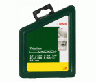Set con 13 brocas HSS-TiN para metal