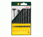 Set con 10 brocas HSS-R para metal