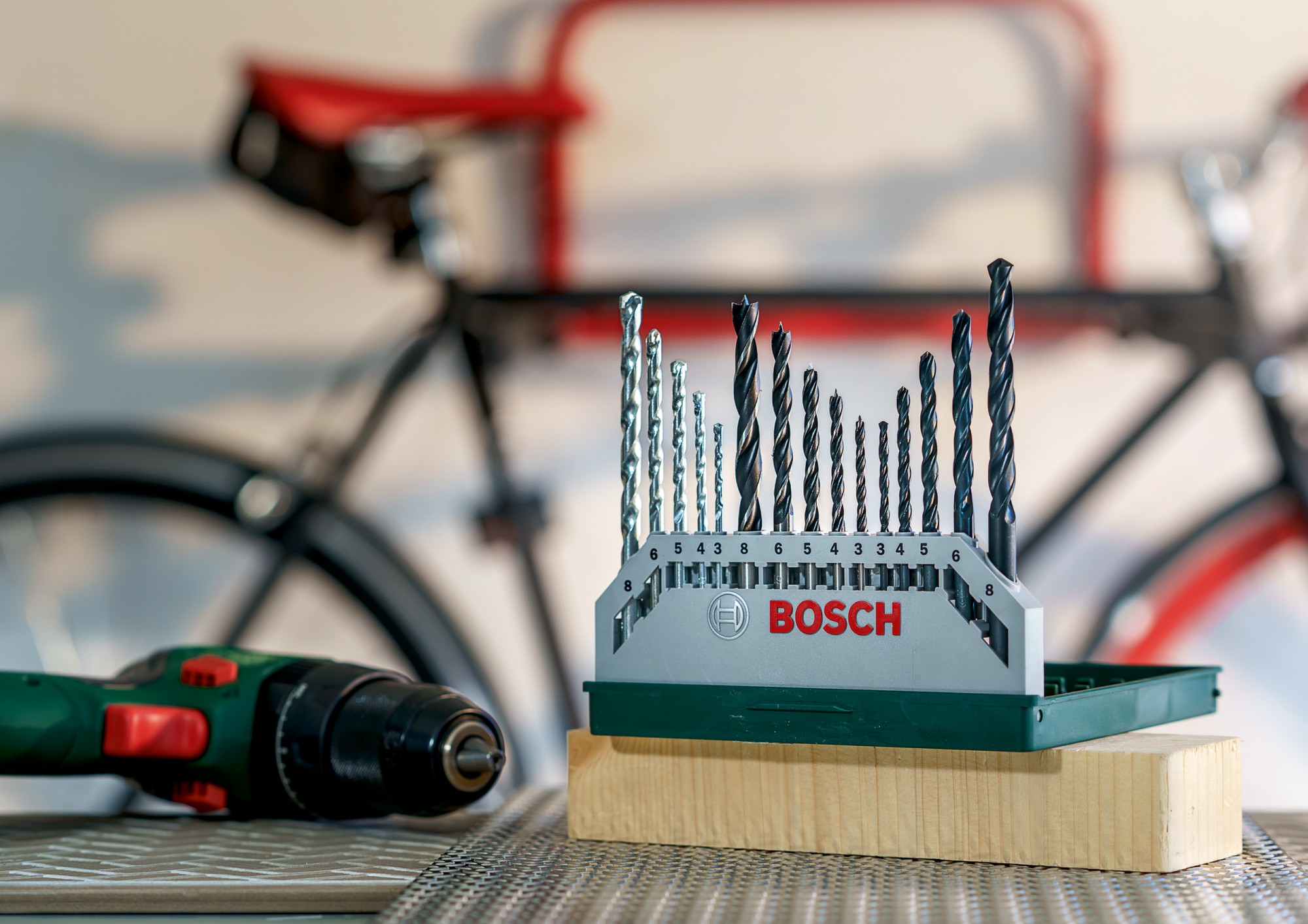 Mini X-Line con 15 unidades para taladrar