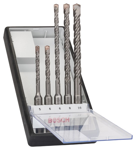 Juego de 5 brocas para martillos perforadores Robust Line SDS plus-5