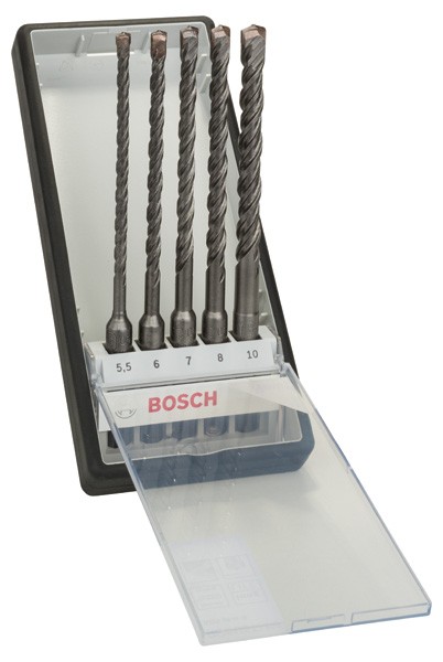 Juego de 5 brocas para martillos perforadores Robust Line SDS plus-5