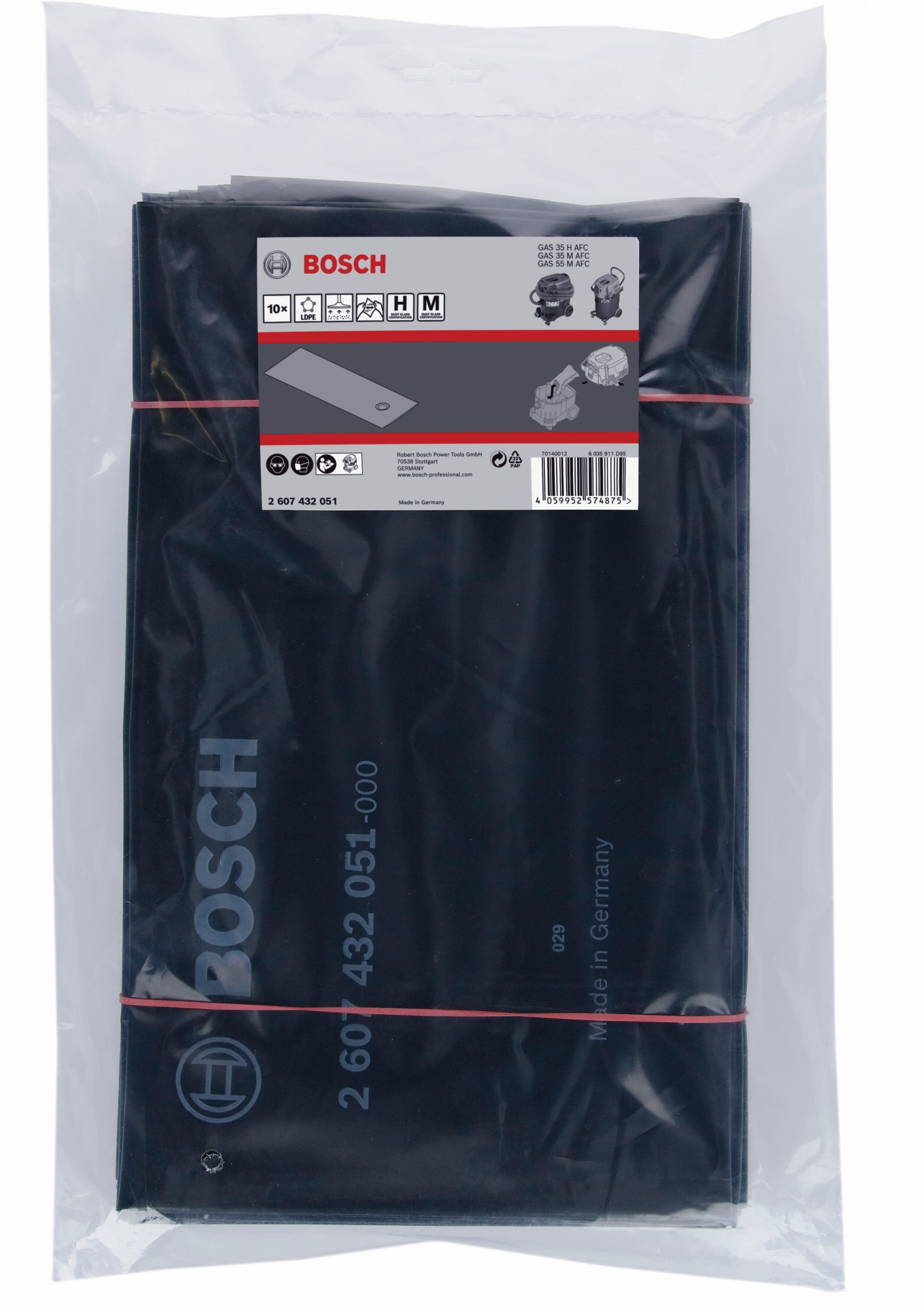 Bolsa desechable de PE, 10 unidades