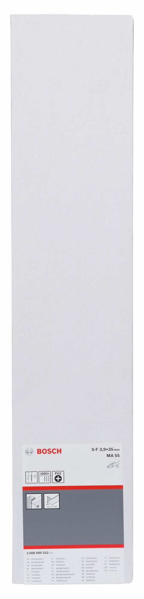 Tornillo de rosca fina para montajes rápidos 3,9 x 35