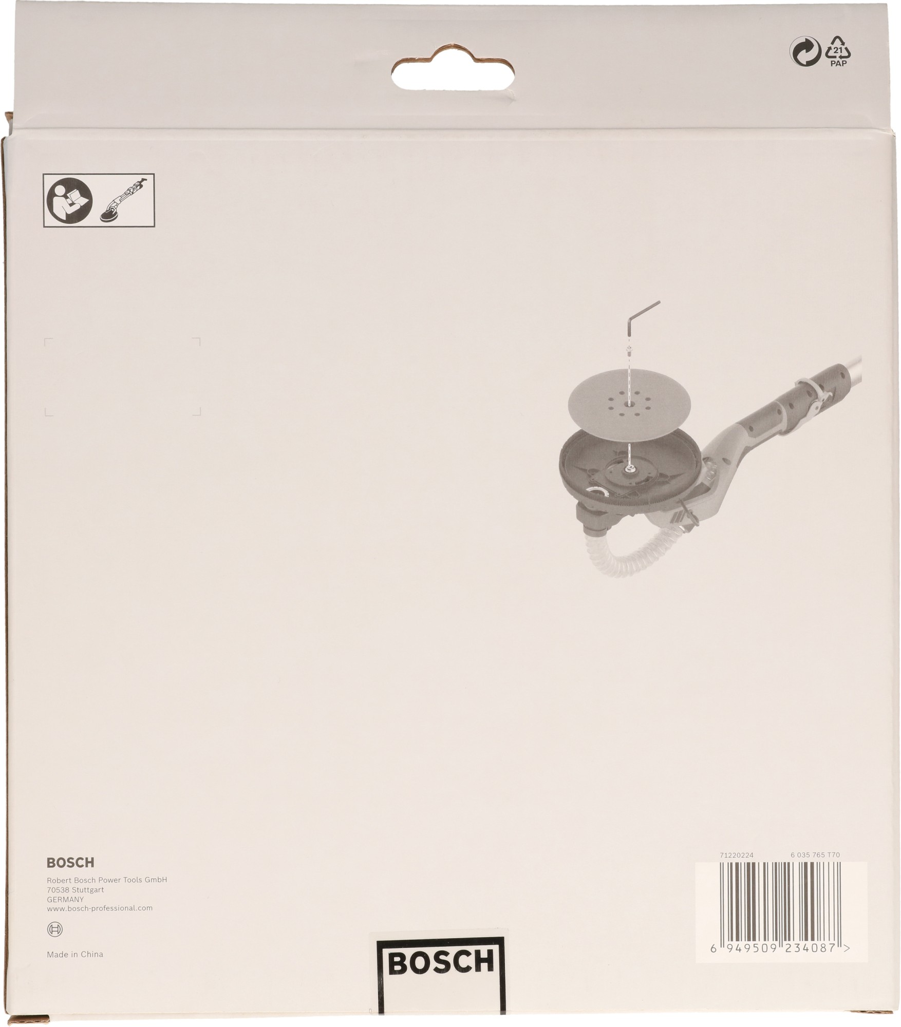 Plato de soporte, mediano, 215 mm