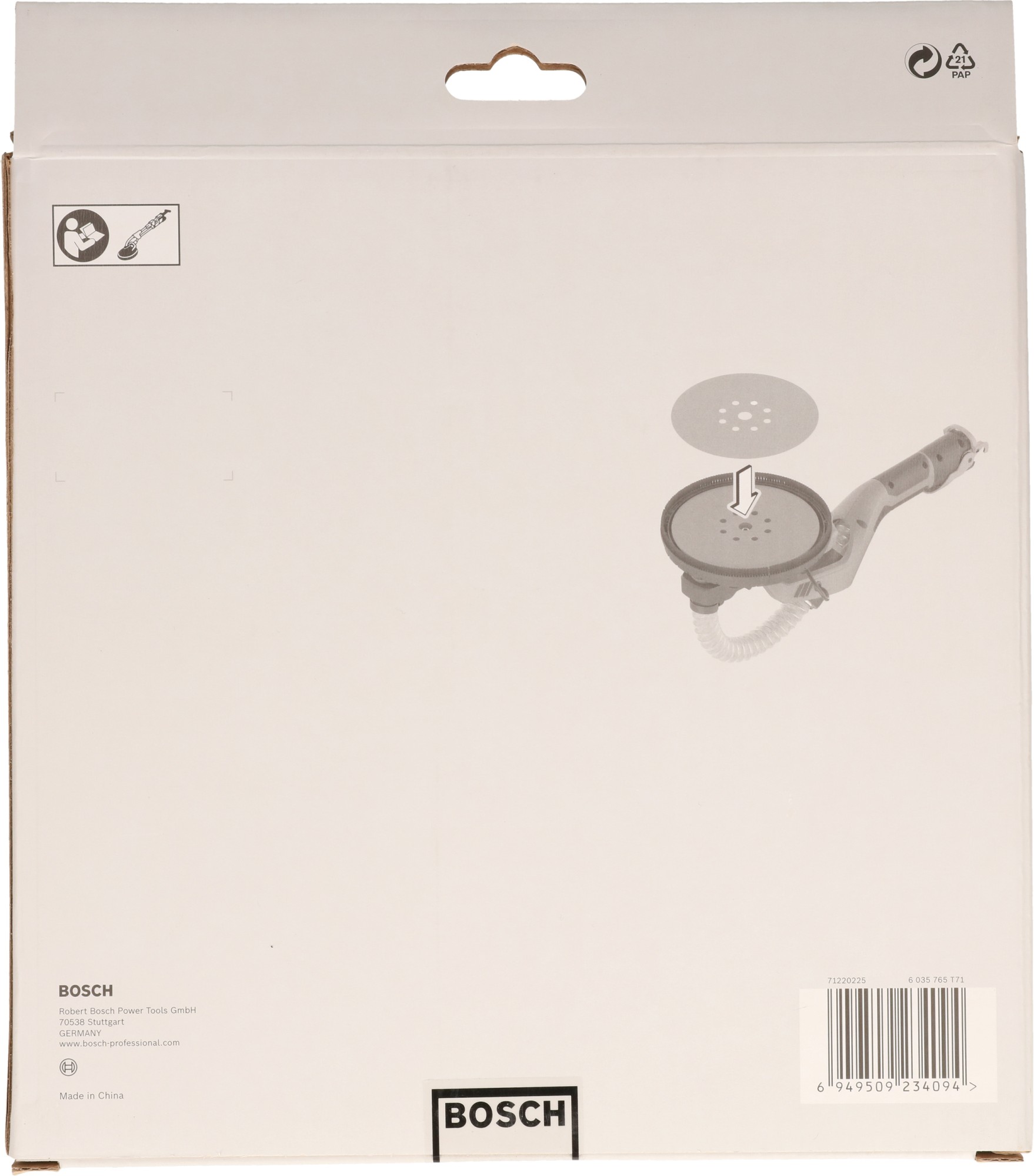 Plato de soporte, 215 mm