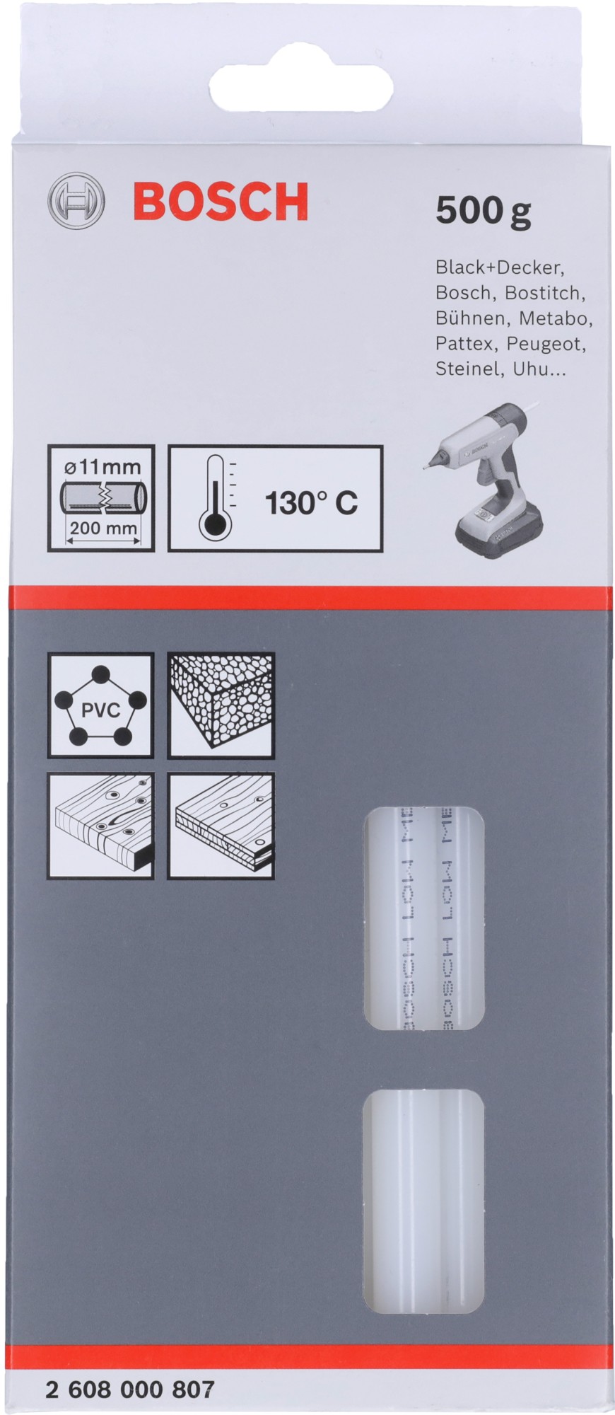 Barra de pegamento de bajo punto de fusión