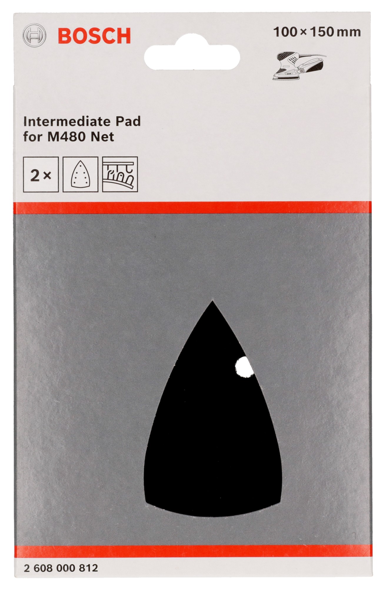 Protector de plato de soporte, 100 mm x 150 mm, 2x