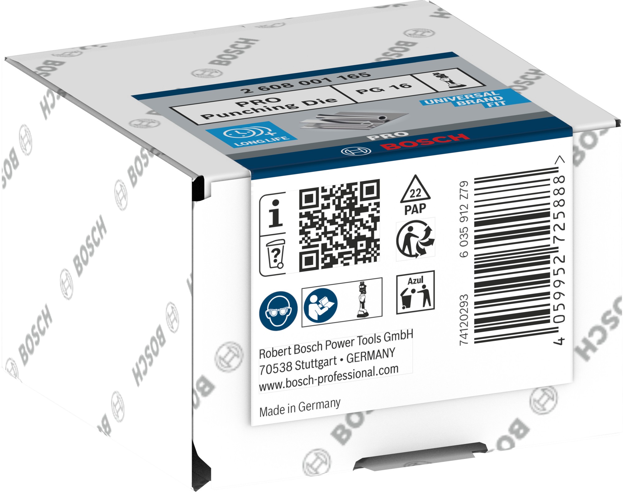 Matriz de marcado PRO, PG16, acero inoxidable