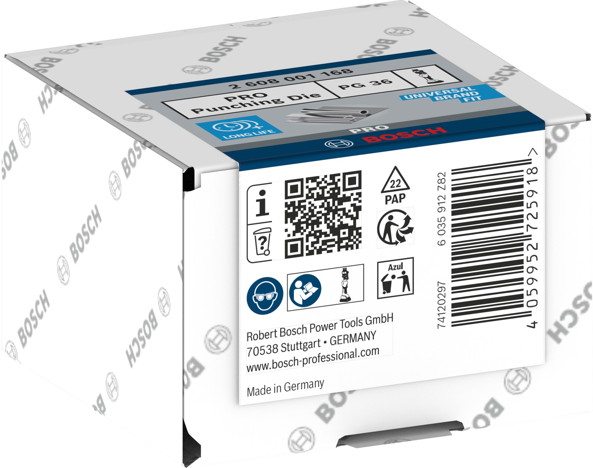 Matriz de marcado PRO, PG36, acero inoxidable