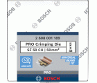 Matriz de engaste PRO, SF50 CU, 50 mm², cobre