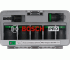 Set de llaves PRO Impact, con adaptador, 1/2", estándar, 7 uds.