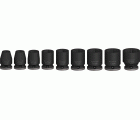 PRO Impact Socket Set, 3/8", estándar, 9 unidades
