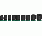 PRO Impact Socket Set, 1/2", estándar, 9 unidades