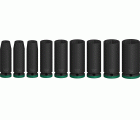 PRO Impact Socket Set, 1/2", profundo, 9 unidades