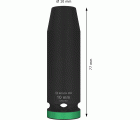 PRO Impact Socket, 1/2", 10 mm, profundo