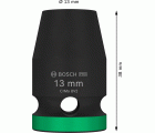 PRO Impact Socket, 1/2", 13 mm, estándar