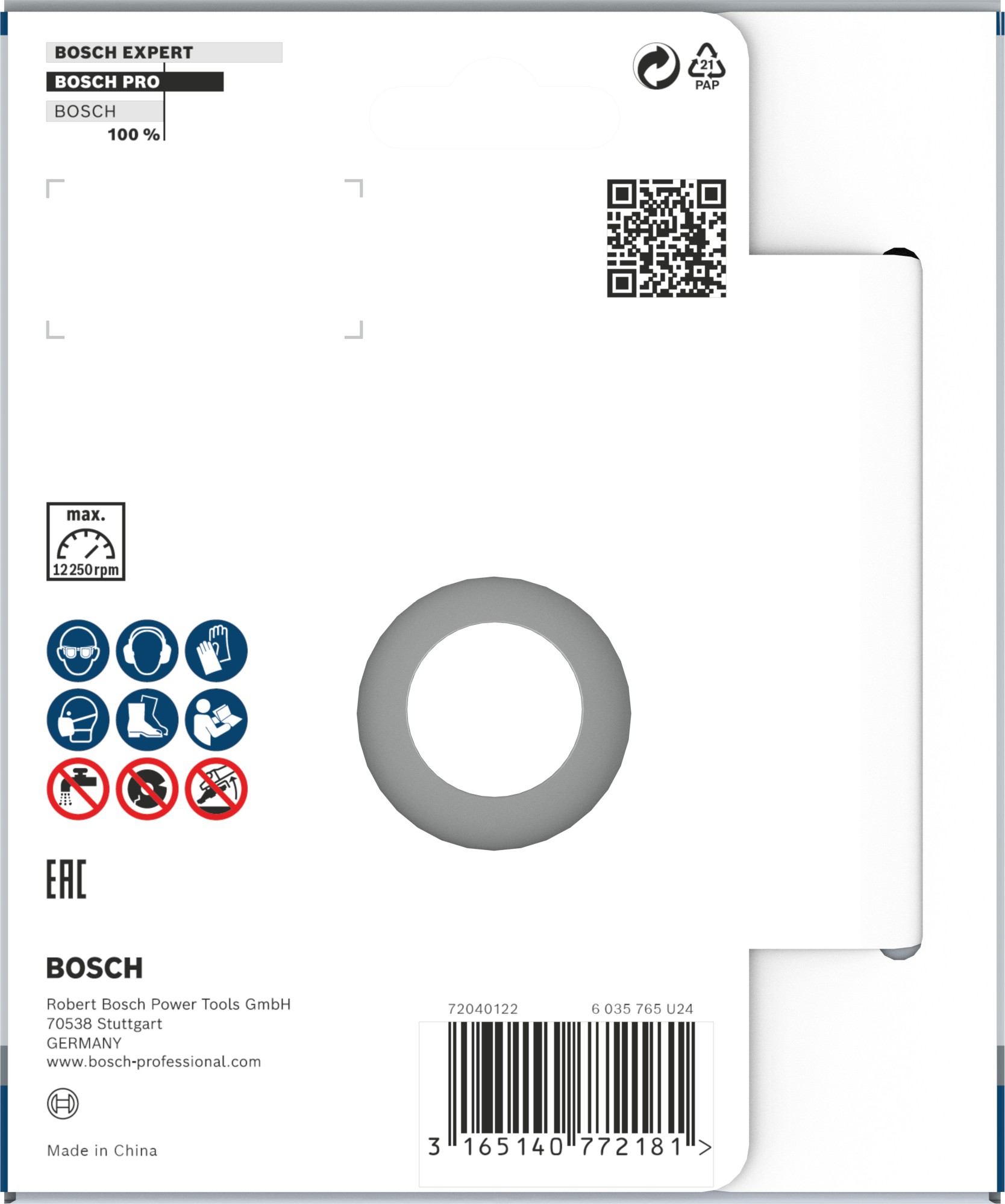 vaso de desbaste PRO Multi Material, 5 x 125 x 22,23 mm