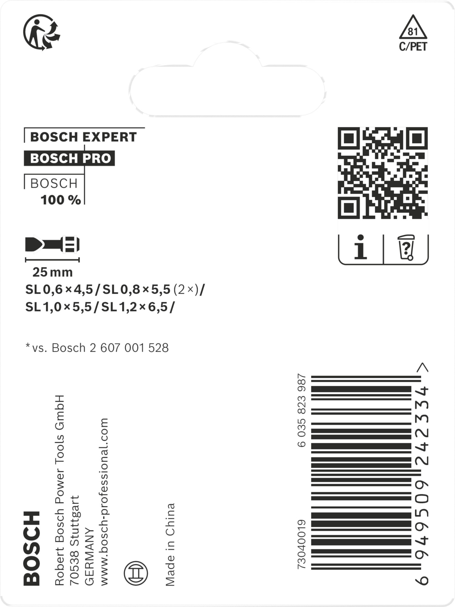 Puntas PRO SL Impact, SL4.5, SL5.5 (2 uds.), SL5.5, SL6.5, 25 mm, 5 uds.