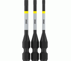 Puntas PRO T Impact, T10, T15, T20, 55 mm, 3 unidades