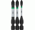 Puntas PRO PZ Impact, PZ1, PZ2, PZ3, 55 mm, 3 unidades