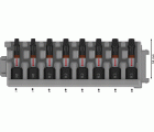 Puntas PRO R Impact, R1 (2 uds.), R2 (4 uds.), R3 (2 uds.), 55 mm, 8 uds.