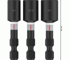 PRO Nutsetter Impact, 1/4" x 50 mm, 5/16" x 50 mm, 3/8" x 50 mm, 3 uds.