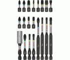 Set de puntas de atornillar PRO Impact, 20 unidades