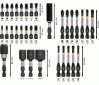 Set de puntas de atornillar PRO Impact, 33 unidades