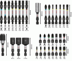 Set de puntas de atornillar PRO Impact, 35 unidades