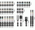 Set de puntas de atornillar PRO Impact, 41 unidades