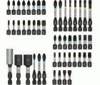 Set de puntas de atornillar PRO Impact, 50 unidades