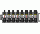 PRO Torx Impact Bit, T15, T20(x2), T25(x2), T30(x2), T40, 25 mm, 8 unidades