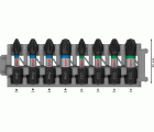 Set de puntas de atornillar PRO Impact, PH1; PH2 (x2); PH3; PZ1; PZ2 (x2); PZ3, 25 mm, 8 uds.