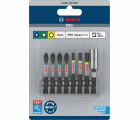 PRO Impact Set con portapuntas estándar e índice Pick and Click, PH2 (2 uds.); PZ2 (2 uds.), T20, T25, T30, BH, 8 unidades