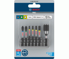 PRO Impact Set con portapuntas Quick Change e índice Pick and Click, PH2, PZ2, T15, T20, T25, T30, QC BH, 50 mm, 8 unidades
