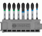 Set de puntas de atornillar PRO Impact, PH1; PH2 (x2); PH3; PZ1; PZ2 (x2); PZ3, 55 mm, 8 uds.