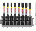 PRO Torx Impact Bit, T15, T20(x2), T25(x2), T30(x2), T40, 55 mm, 8 unidades