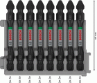 Punta doble PRO Impact con índice Pick and Click, PZ2, 65 mm, 8 uds.