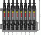 Punta doble PRO Impact con índice Pick and Click, T20, 65 mm, 8 uds.