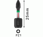 Broca PRO Pozidriv Impact, PZ1, 25 mm, 2 uds.