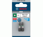 Broca PRO Pozidriv Impact, PZ2, 25 mm, 2 uds.