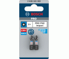 Broca PRO Phillips Impact, PH2, 25 mm, 2 uds.
