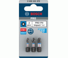 Punta PRO PH Impact, PH1 x 25, PH2 x 25, PH3 x 25 mm, 3 uds.