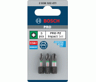 Punta PRO PZ Impact, PZ1 x 25, PZ2 x 25, PZ3 x 25 mm, 3 uds.