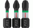 Punta PRO PZ Impact, PZ1 x 25, PZ2 x 25, PZ3 x 25 mm, 3 uds.