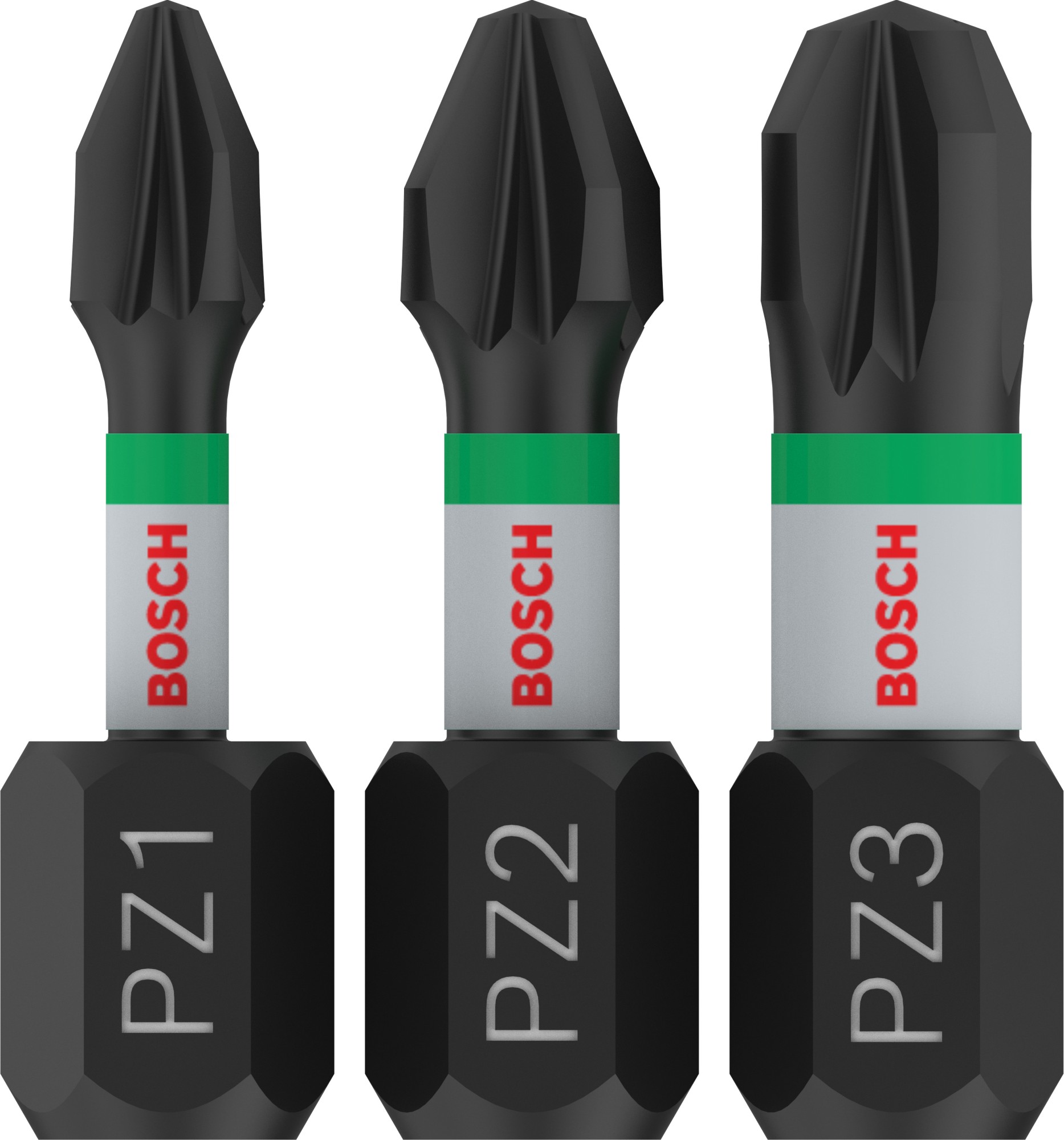 Punta PRO PZ Impact, PZ1 x 25, PZ2 x 25, PZ3 x 25 mm, 3 uds.