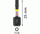 Punta PRO Torx Impact, T15, 25 mm, 2 uds.