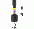 Punta PRO Torx Impact, T25, 25 mm, 2 uds.